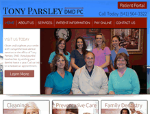 Tablet Screenshot of parsleydmd.com